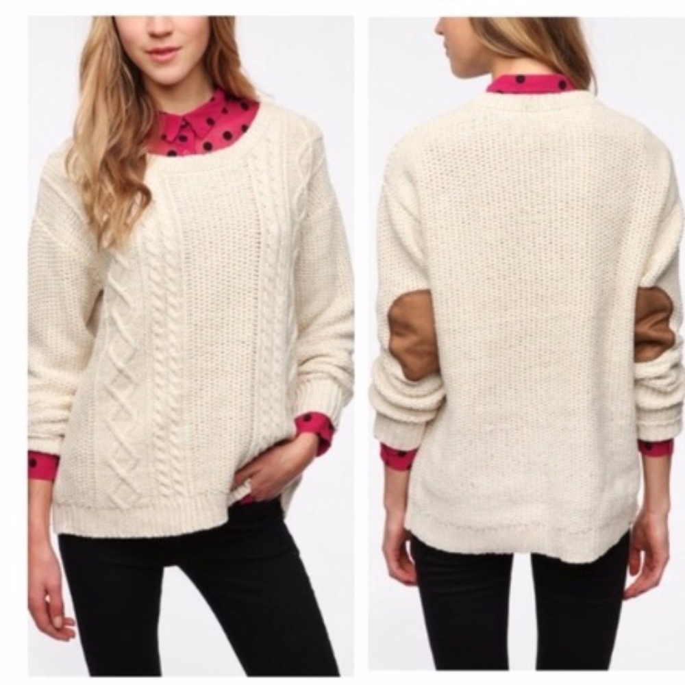 Coincidence & Chance Flecked Elbow Patch Sweater